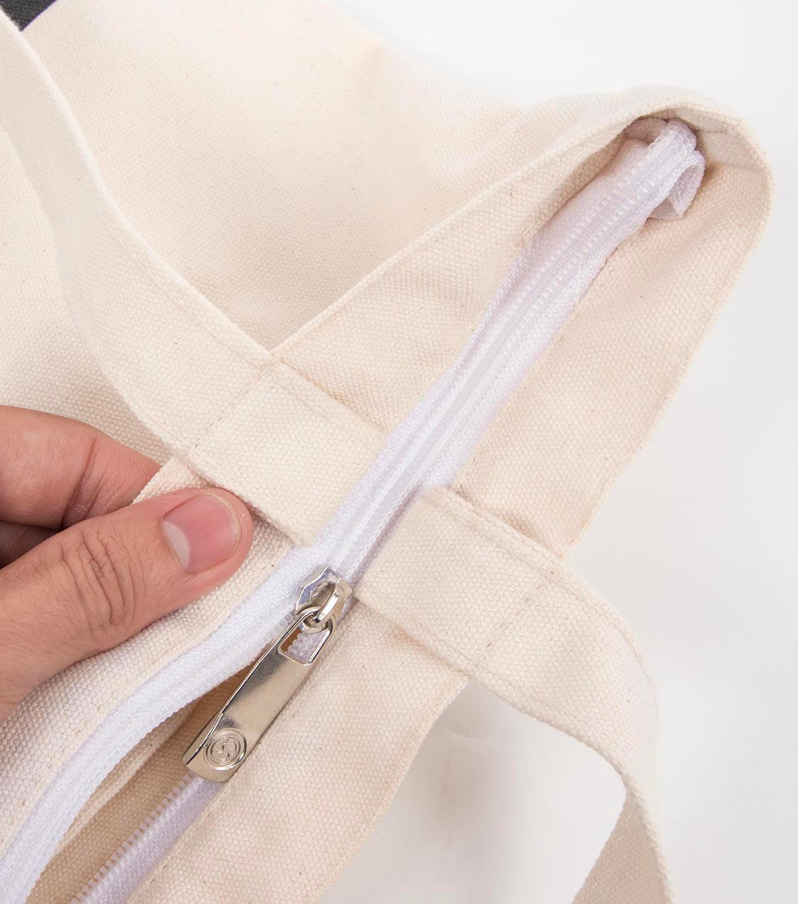 Túi tote vải Canvas SS2 Care & Share - Be - Ảnh 4