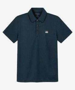 Áo Polo thể thao nam ProMax-S1 Logo thoáng khí - Xanh bóng đêm