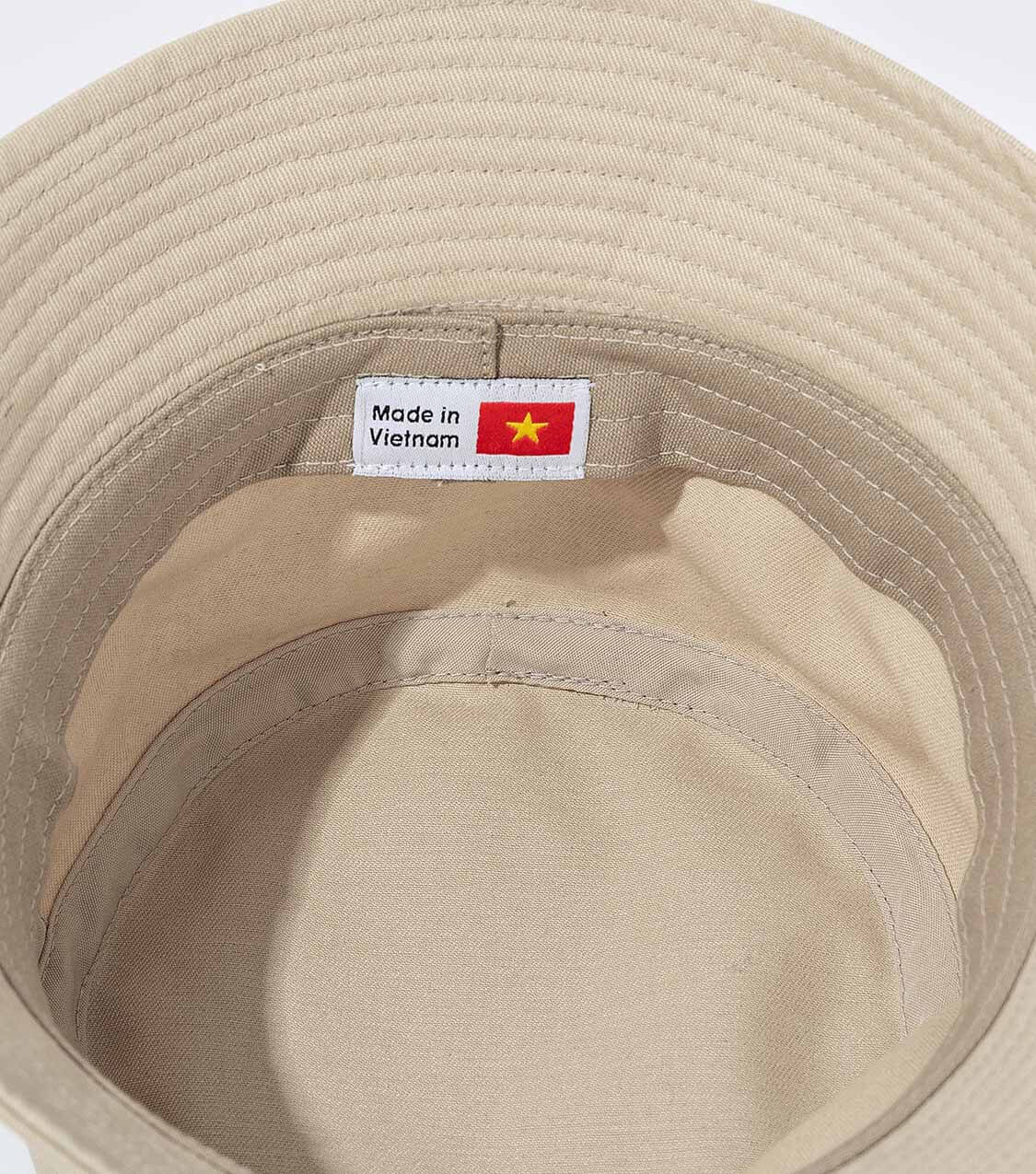 Mũ Bucket Hat thêu Heart Symbol - Be - Ảnh 4