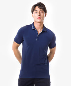 Áo Polo nam Coolmax chống nhăn hiệu quả - Xanh Navy
