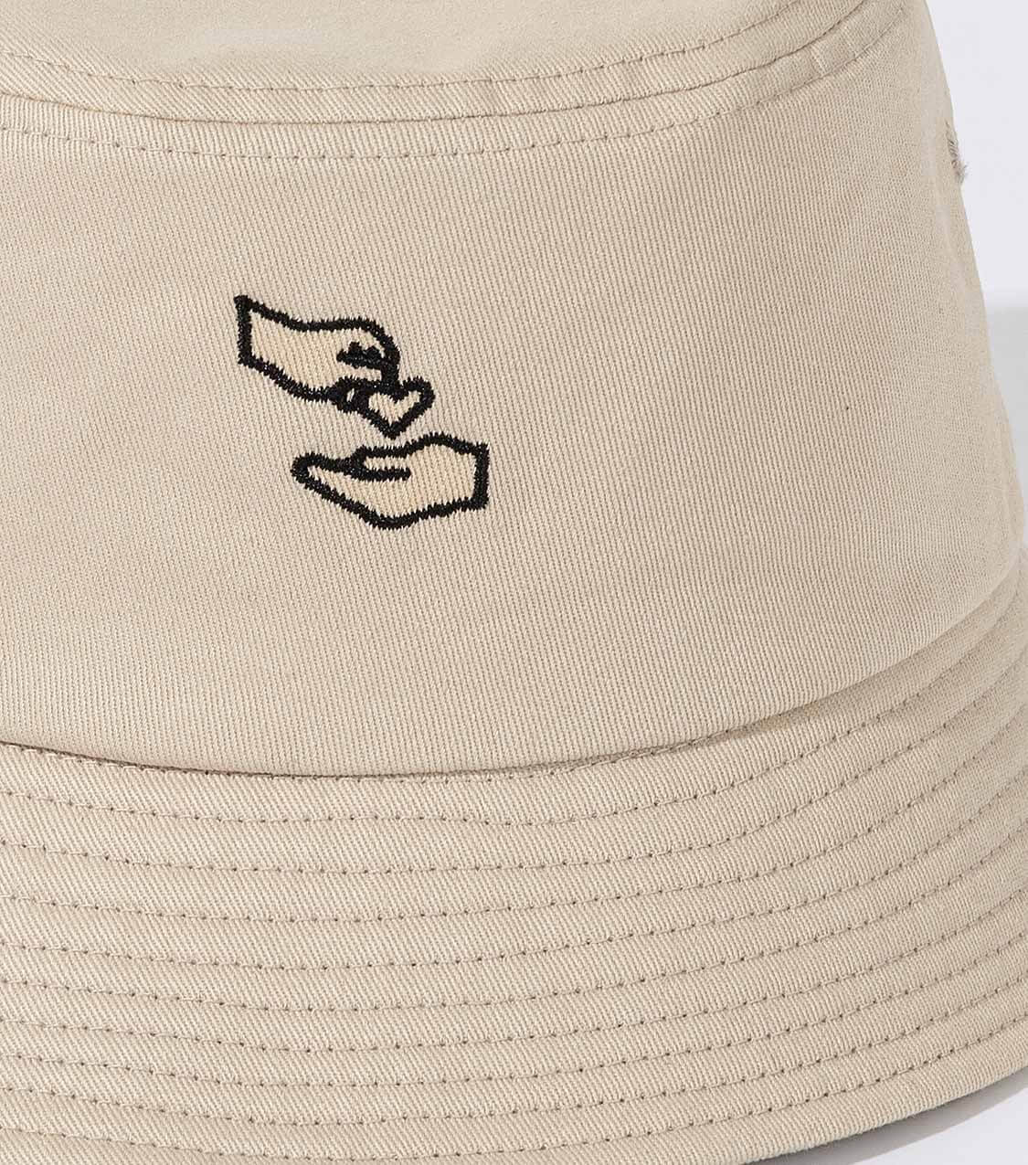 Mũ Bucket Hat thêu Heart Symbol - Be - Ảnh 3