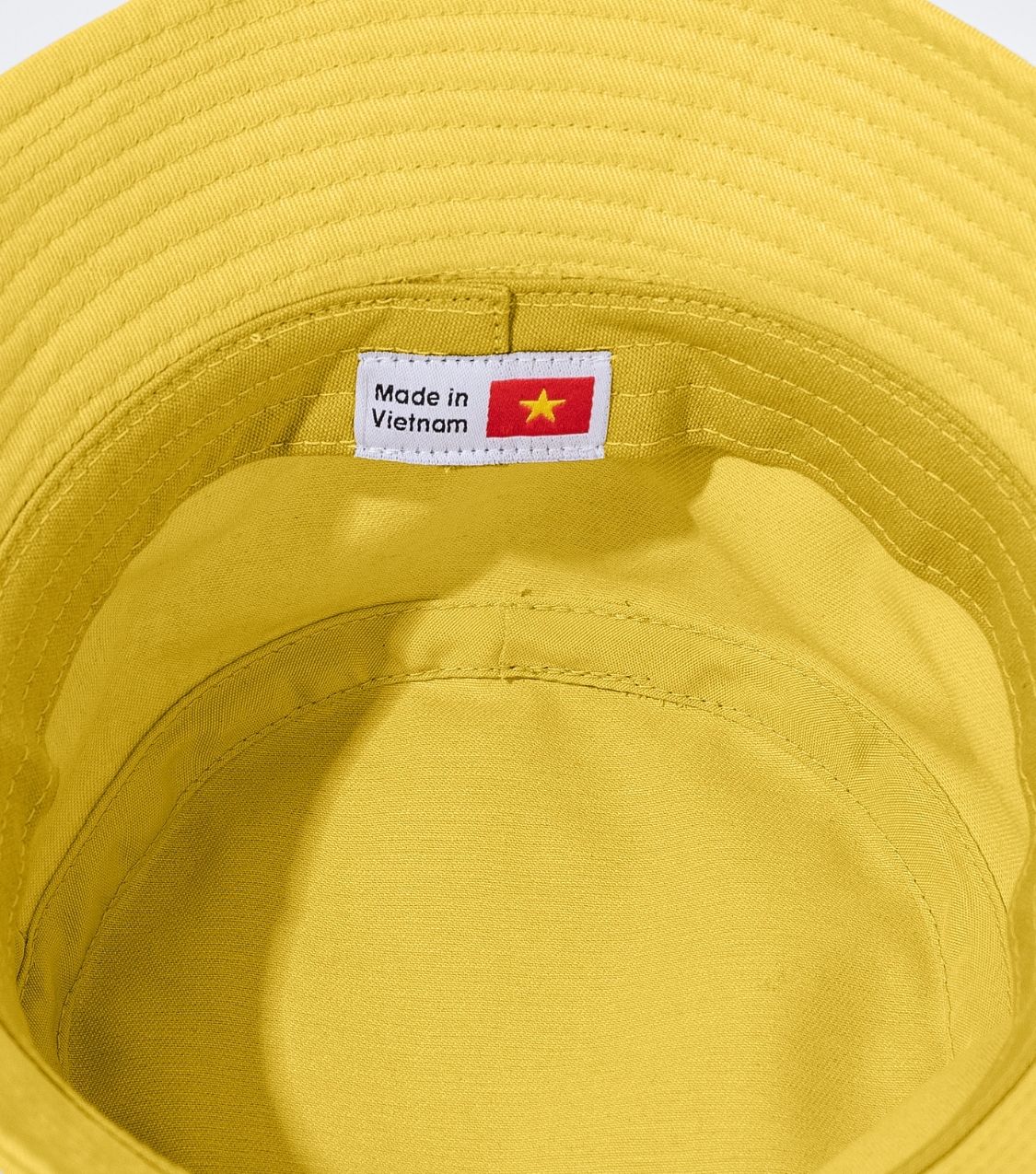 Mũ Bucket Hat thêu Care & Share Typo - Vàng - Ảnh 4